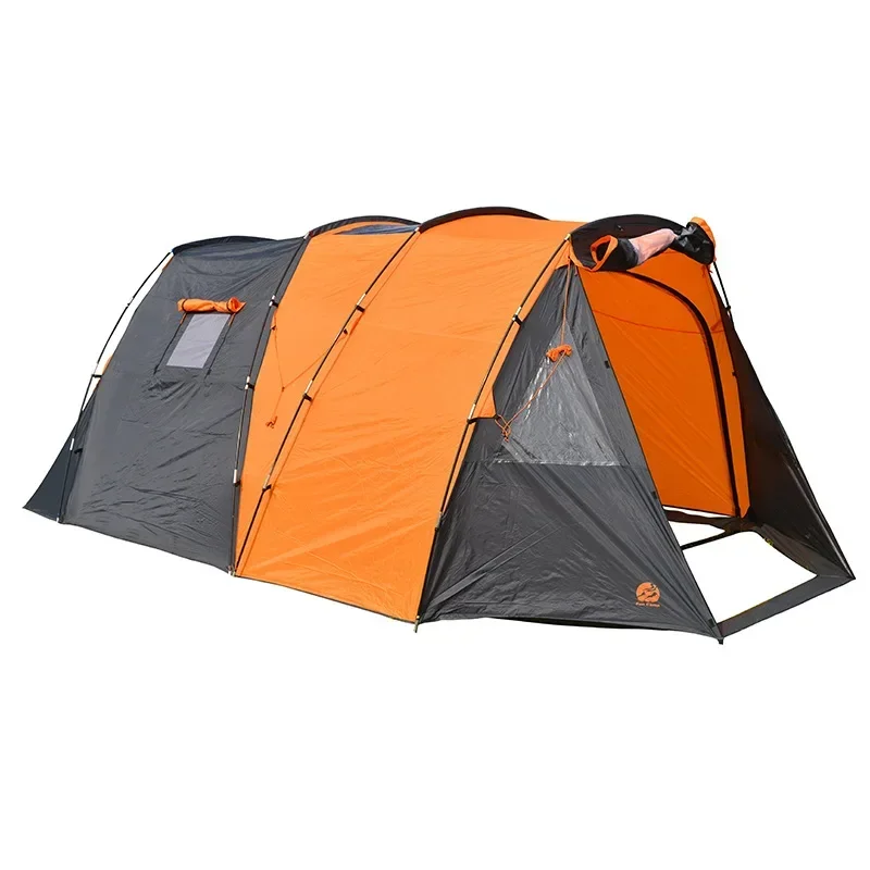 6 People 15 Square Meters Large Camping Tent 2 Separate Rooms 6 Person Family Outdoor Travel Camp Tents