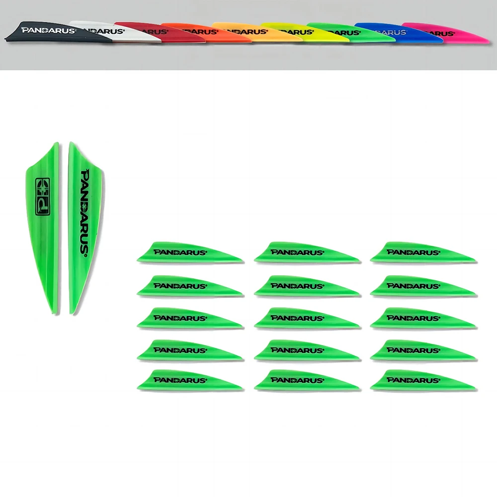 

50pc Archery Arrow Vane 1.75in Shield Soft Plastic Arrow Air groove Feather Aluminum Carbon Arrow Hunting Shooting Accessories