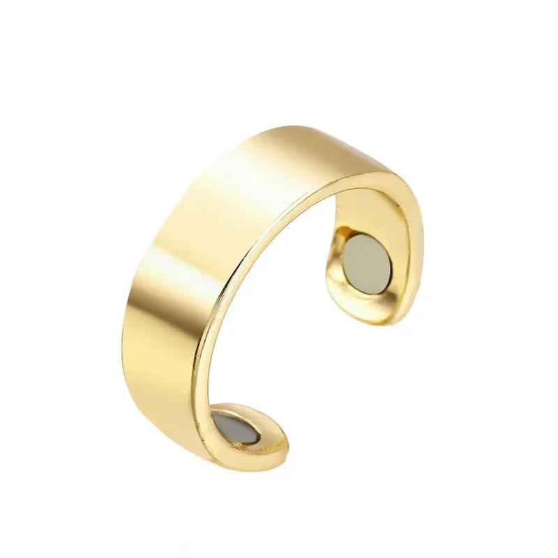 Energy Magnetic Tourmaline Ring Health Care Jewelry for Man Women Ring Bangle Product Magnetic Ring