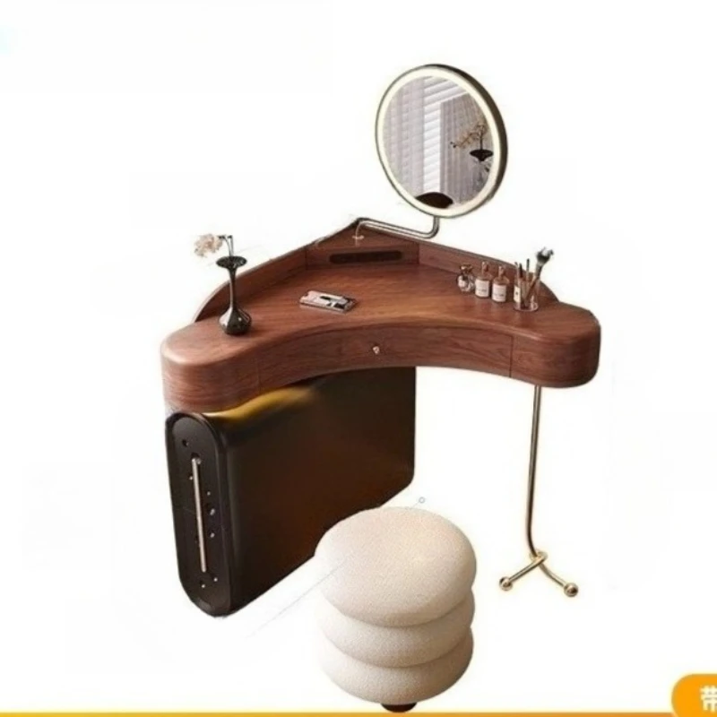 

Bedroom corner dresser storage cabinet corner triangle makeup table desk