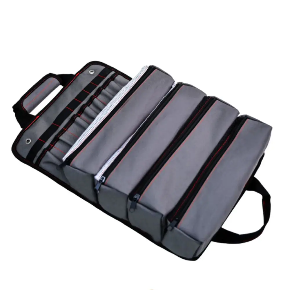 

Multi-function Reel Bag Thickened Wear-resistant Tool Organizer Folding Heavy Duty Roll Up Tool Bag Portable Organization