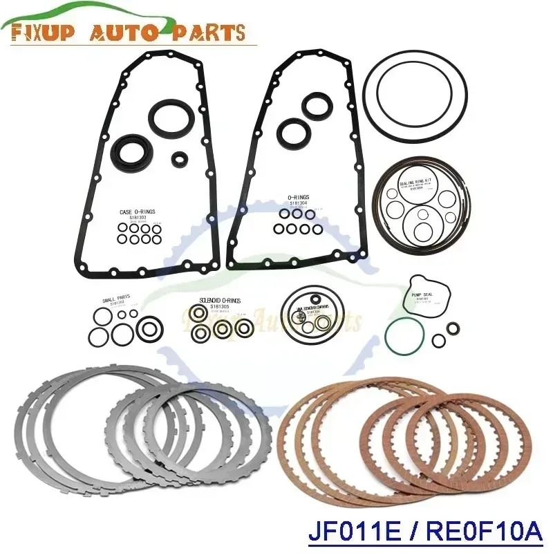 

RE0F10A JF011E CVT Transmission Overhaul Repair Kit Clutch Friction Steel Plates Sealing Rings Gasket For Nissan Mitsubishi Jeep