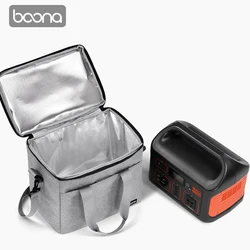 BOONA Travel Outdoor Power Supply Organizer Bag for DXPower 500 Portable Storage Bag for Ecoflow Pro Ecoflow 600 Max