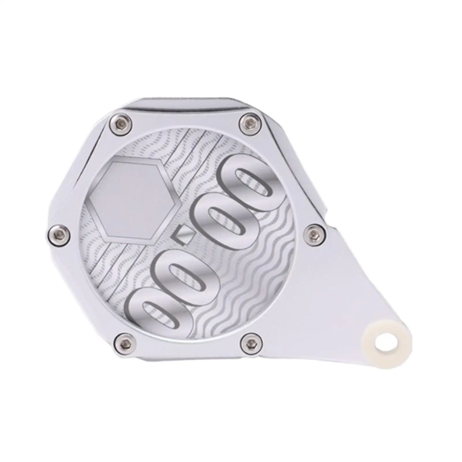 Hexagon Tax Disc Plate Compact Aluminum Alloy Tax Disc Holder for Scooter