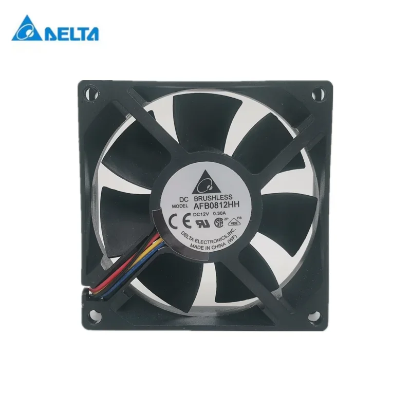 Delta Fan SM19 kipas pendingin Server DC 12V 0.30A Wires 4-kabel 8CM 3 kabel 2 kabel