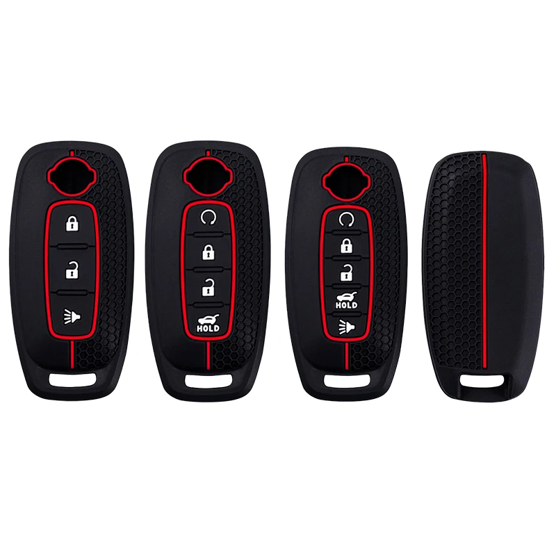 Neue Silikon-Autoschlüsselhülle für Nissan Rouge Kicks Pathfinder j12 Ariya Altima Rogue Qashqai Bluebird Sylphy Zubehör.