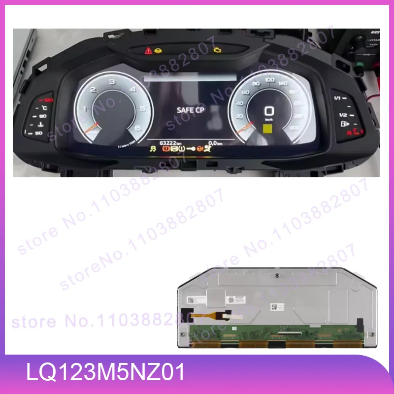 

LQ123M5NZ01 Original 12.3 Inch LCD Display Automobile Instrument For Q8 / Q7 / Q5l / A6 / A8 Instrument LCD For 4K0920790F