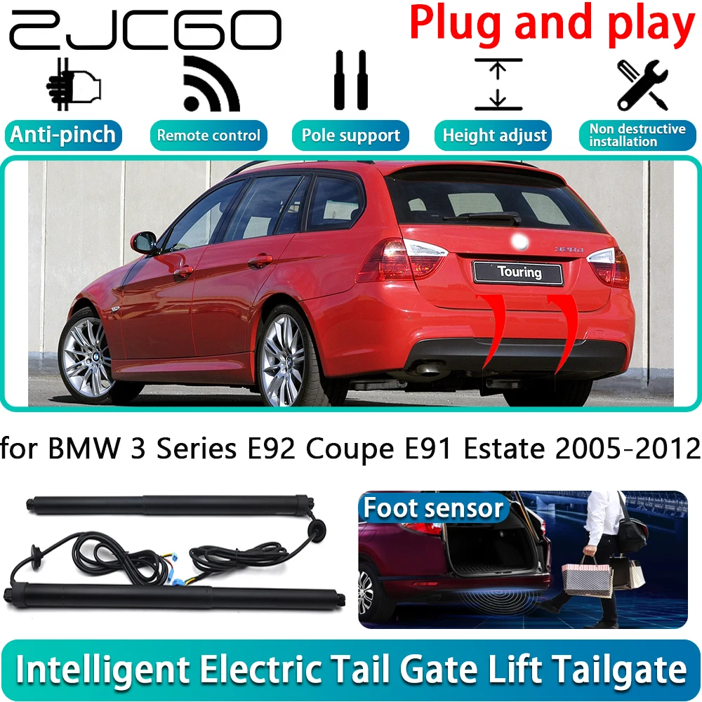 

ZJCGO for BMW 3 Series E92 Coupe E91 Estate 2005-2012 Car OEM Electric Powered Tailgate Power Liftgate Automatic Tailgate System