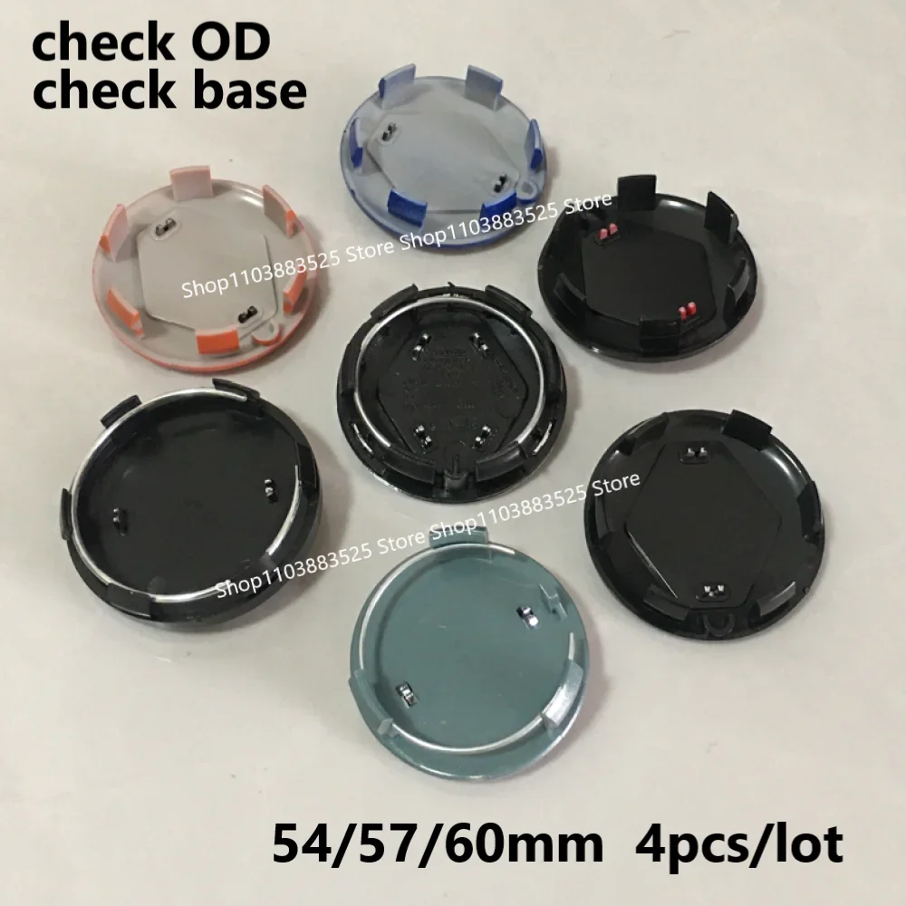 4 szt. nakładek na piasty kół o średnicy 54/57/60 mm do Clio Trafic Duster Megane 2 3 4 Fluence MK4 Zoe RS Logan Captur Arkana Laguna Renault