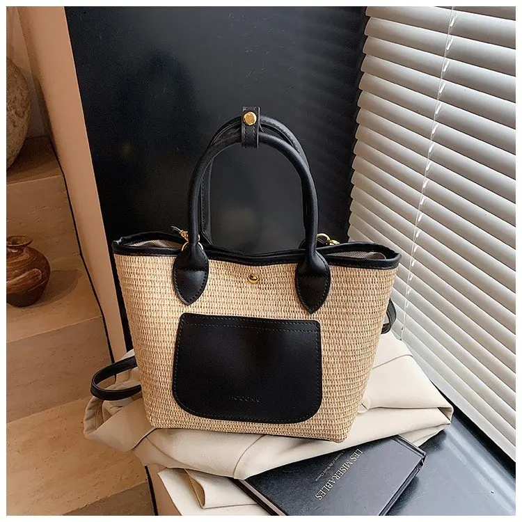 

2025 Autumn 346 New Bucket Bag Fashionable Versatile Small Square Bag Shoulder Casual Simple Shoulder Bag