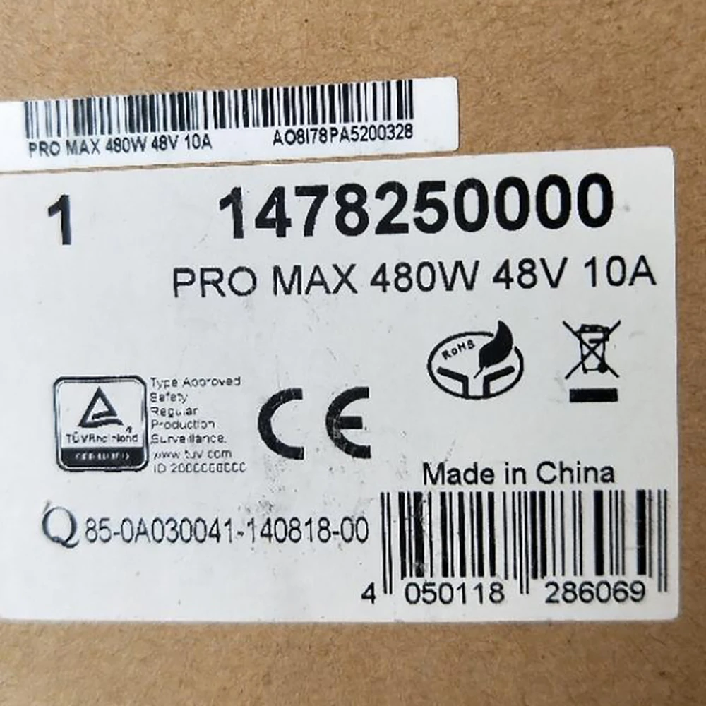 1478250000 For Weidmuller Switching Power Supply PRO MAX 480W 48V 10A