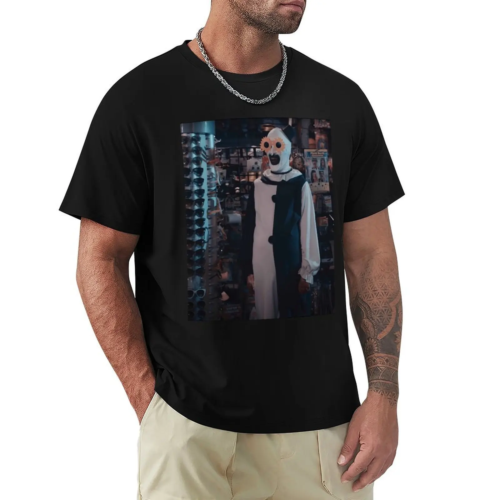 

art the clown T-Shirt summer top sports fans vintage t shirts t shirts for men