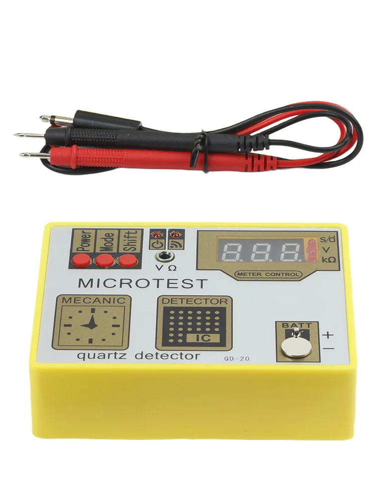 Efficient Watch Battery Pulse Tester QD20 for Real-Time Detection of For Quartz Timing Errors and Battery Weakness