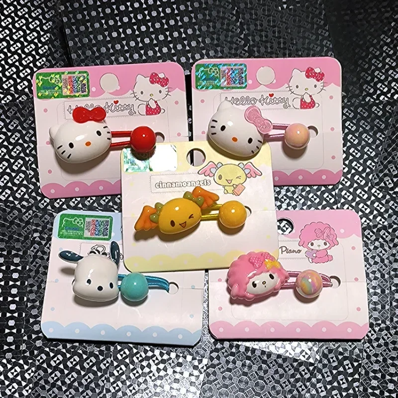 Accessori per capelli Hello Kitty Accessori per capelli Sanrio Girl Cinnamoroll Cravatte Fasce Regali di compleanno