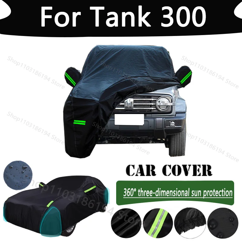 For Tank 300 Outdoor Protection Full Car Cover Snow Covers Rainwater Sunshine Dustproof Scratches Car Cover