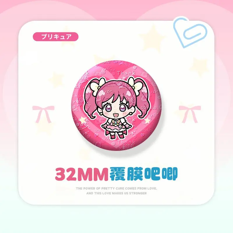 Cartoon Pretty Cure For Clothes Anime Cure Flora Enamel Pin Cute Things Cartoon Cosplay Badges On Backpack Brooch Art Gifts view 3