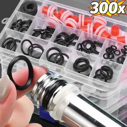 Rubber Faucet Gasket O-Ring Kit Pipe Hose Leak-proof Sealing O Ring Washer Silicone Gasket Plumbing Plug Repair Assortment Set