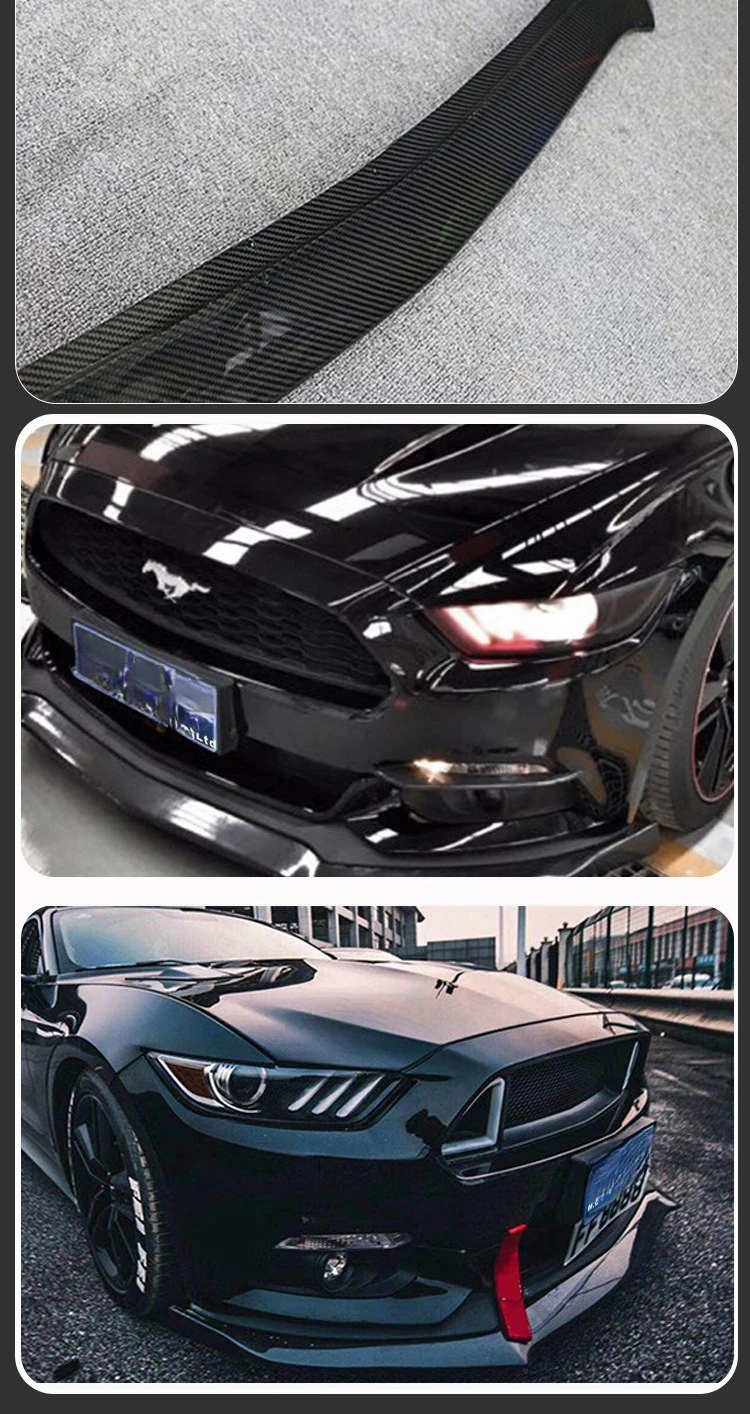 

Carbon Fiber Front Lip, Front Spatula, Front Spoiler for Ford, Mustang ROU Models Between 2015 and 2017