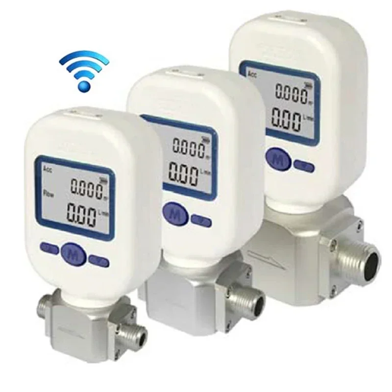 

Hot Sale Portable Digital Air Mass Flow Meter Wireless LoRa Or Wifi Stand-Alone Version 0-250SLPM