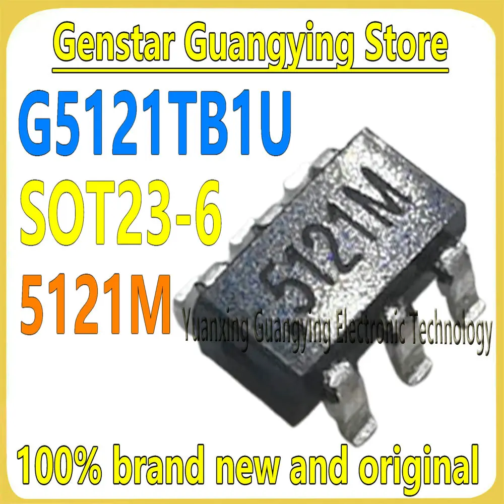 (20 pieces) G5121TB1U G5121 5121M SOT23-6 High-Efficiency Backlight LED Driver Chipset, 100% Brand New