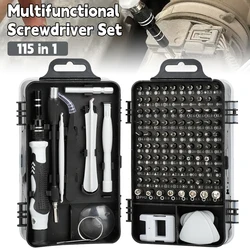 115 In 1 Precision Screwdriver Set Professional Magnetic Repair Tool Kit With 98 Bits for Phone Computer Watch Laptop Repair