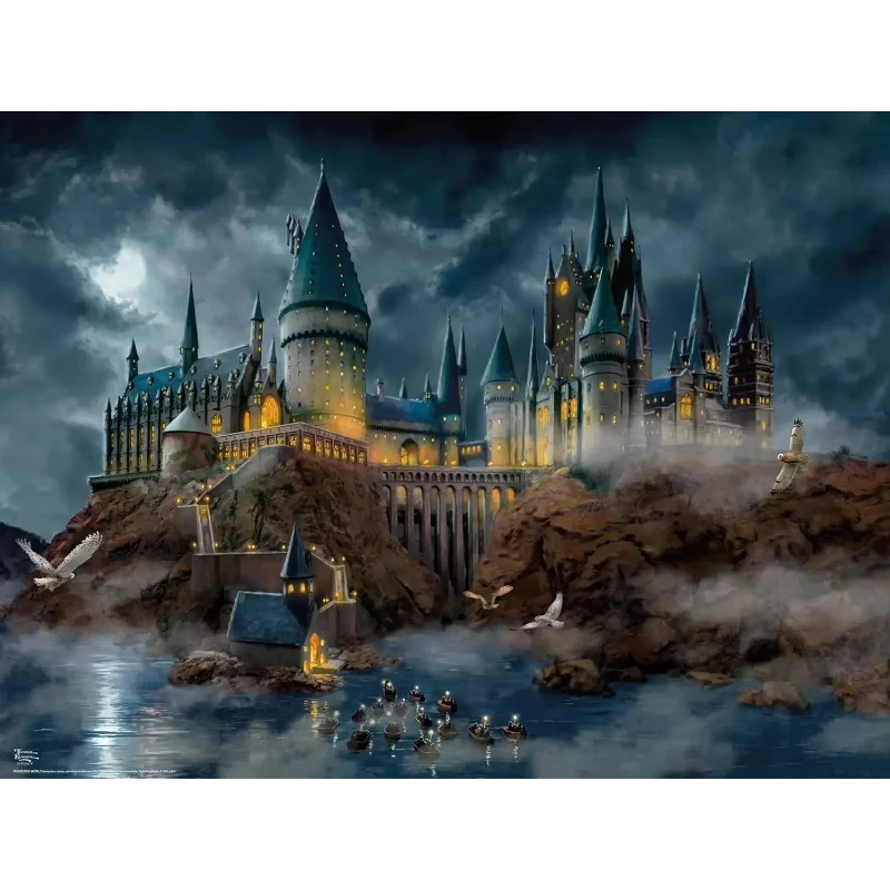 

Castle in The Mist 500/1000/1200/2000PCS Jigsaw Wooden Puzzle for Gameroom Bedroom Livingroom Decor Birthday Gift