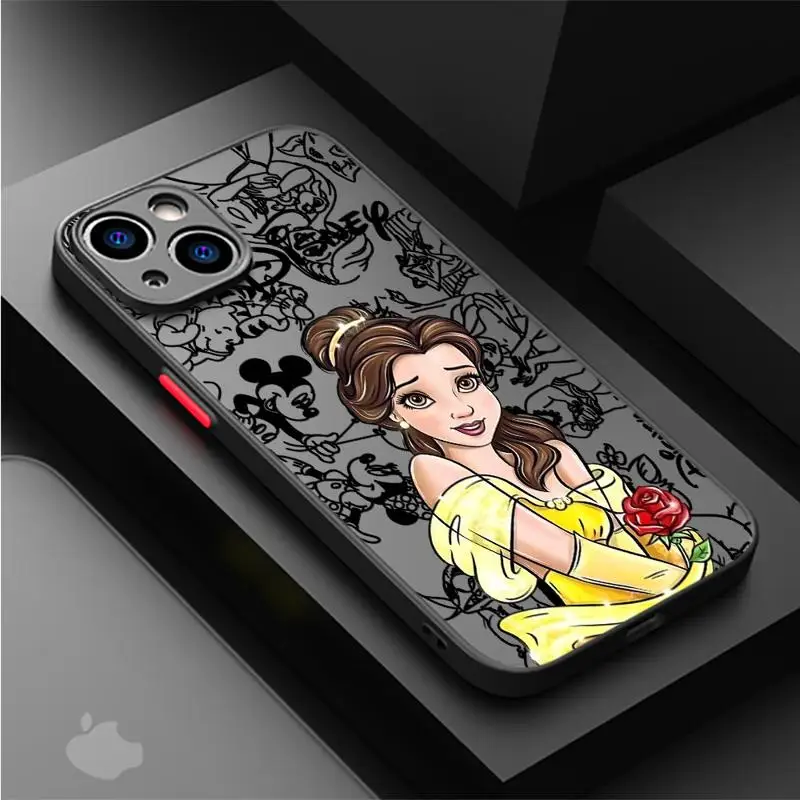 Чехол Disney Princess Jasmine для Apple iPhone 11 13 15 14 Pro Max 12 Mini 7 8 Plus XR X XS SE 6 6S, матовый чехол для телефона на заднюю панель