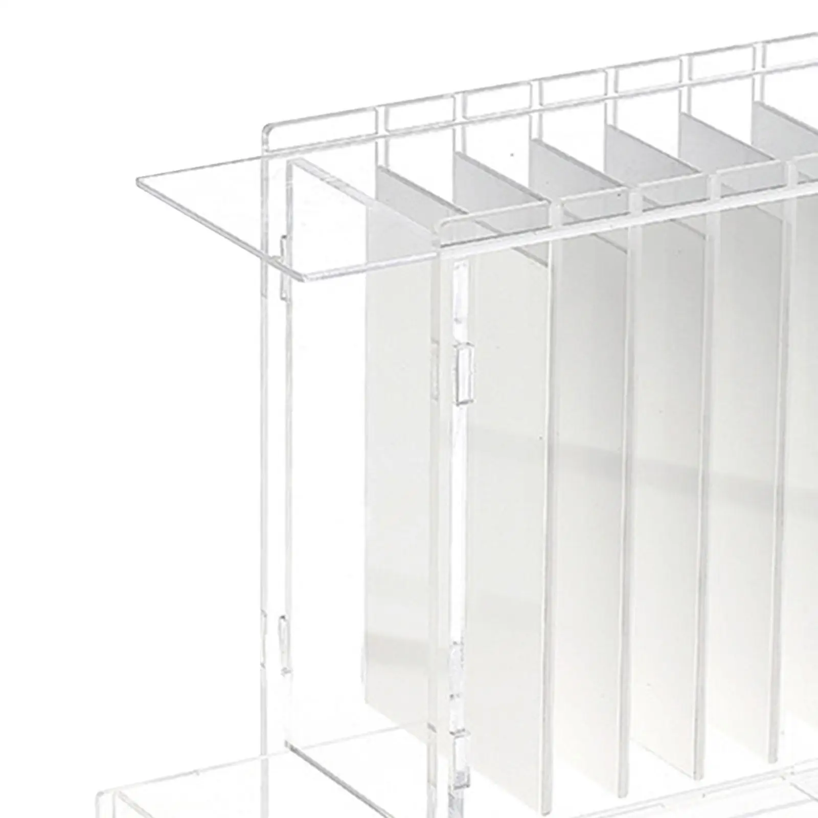 حامل رموش 8 شبكات أكريليك سهل التنظيف، رموش صناعية شفافة مقاومة للغبار #5