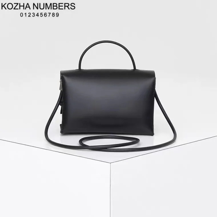 Original KOZHA NUMBERS New Niche Designer Fashion Hand Bill of Lading Shoulder Everything Small Cross-body Handbag