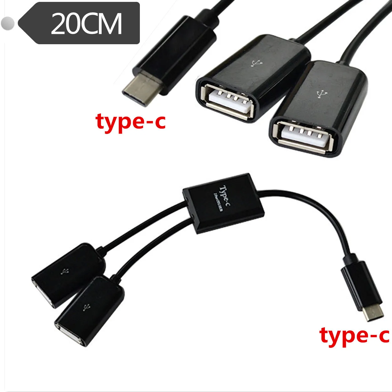 Кабель для передачи данных OTG Type-C, интерфейс USB, концентратор-концентратор, планшет, подходит для LeEco 1S