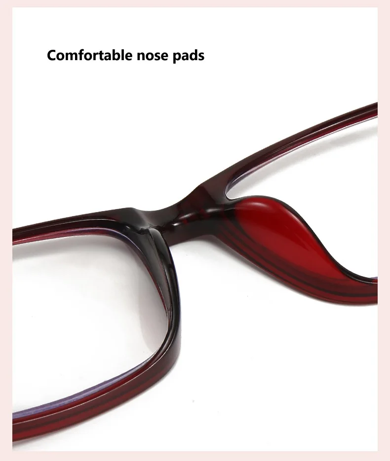 2 قطعة نظارات القراءة الراتنج الجديدة عصرية بسيطة ومتعددة الاستخدامات نظارات القراءة الراتنج للأشخاص في منتصف العمر وكبار السن #6