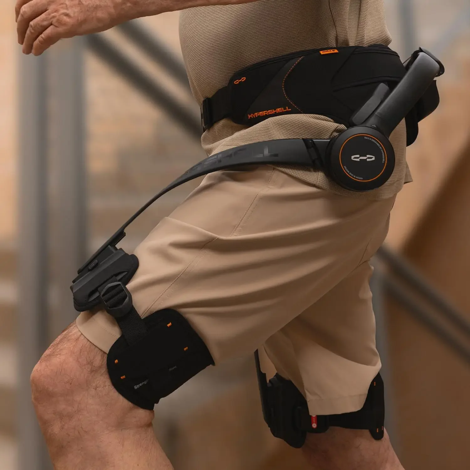 Hypershell X Max S Exoskeleton, Instinct in Sync with 0.31s Response Time, 1000 W Output with Upgraded Soft Package, 30km Battery Range, Leg Exoskeleton for Daily and Outdoor Activities, Walking