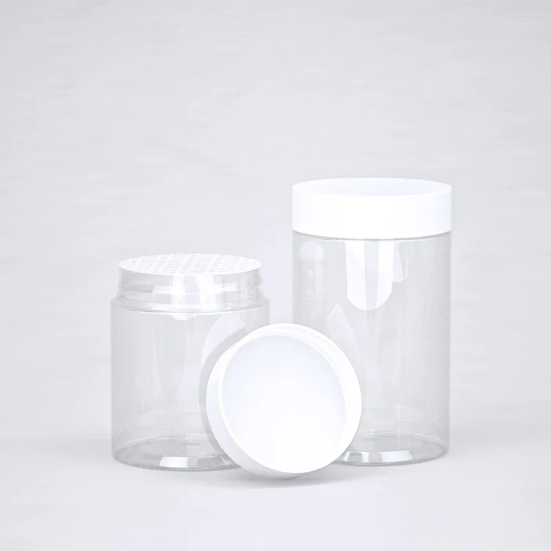 30ml/40ml/50ml/60ml/80/100/120/150ml White Clear Plastic Jar Empty Cosmetic Containers Travel Storage Makeup Bottle Cream Bottle