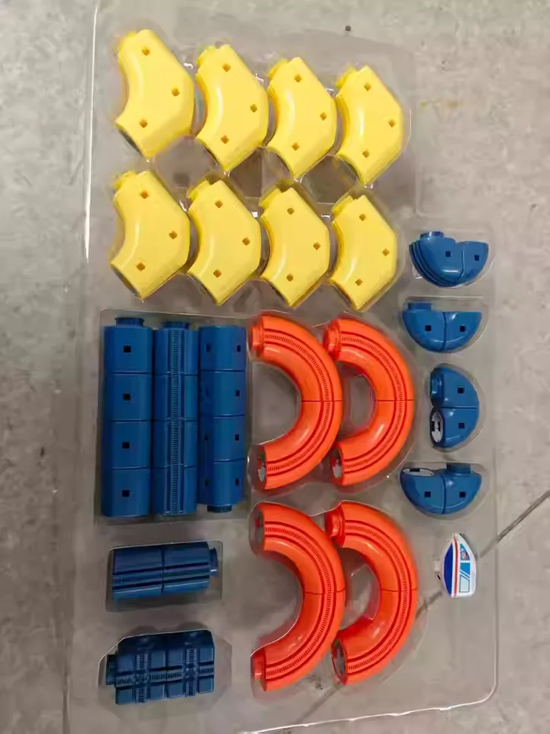 Snaen magnetische elektrische treinset voor kinderen - STEM educatief bouwspeelgoed, creatief doe-het-zelf anti-zwaartekracht auto Montessori speelgoed