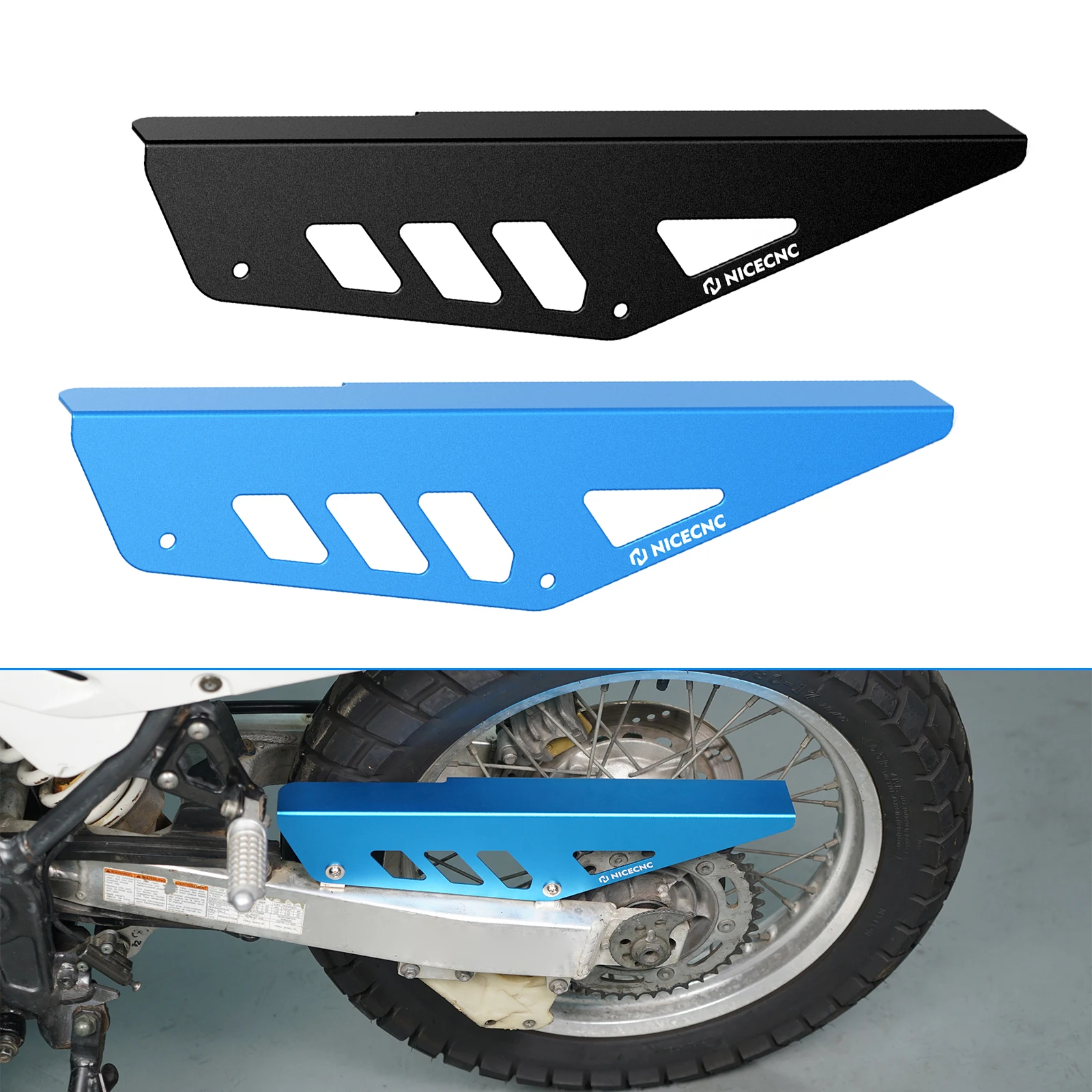 

For 1996-2023 2024 Suzuki DR650 DR 650 DR650S/SE DR650S DR650SE Chain Guard Protector Aluminum Chain Cover Protection