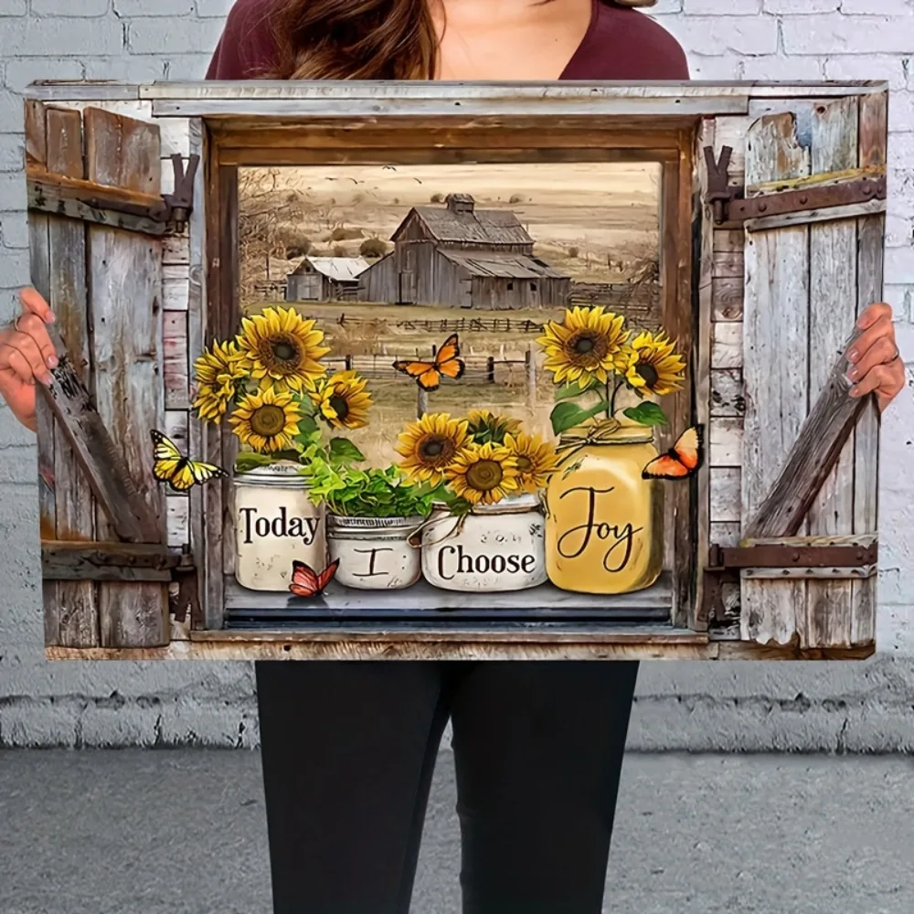

1.5 inch thickness, Interior decorative art, home decor, dynamics referencing sunflower inspired painting, for home decor