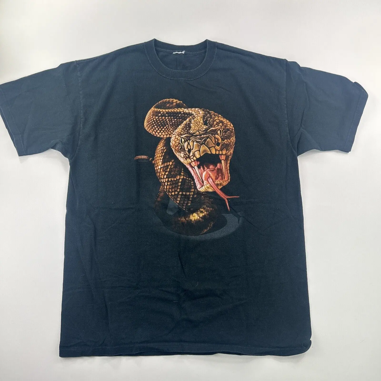 Vintage 90S Rattlesnake T Shirt Xl Breakthrough Logo Double Sided