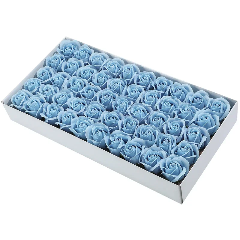 50pcs Artificial Soap Roses Flower Head, Wedding Gift