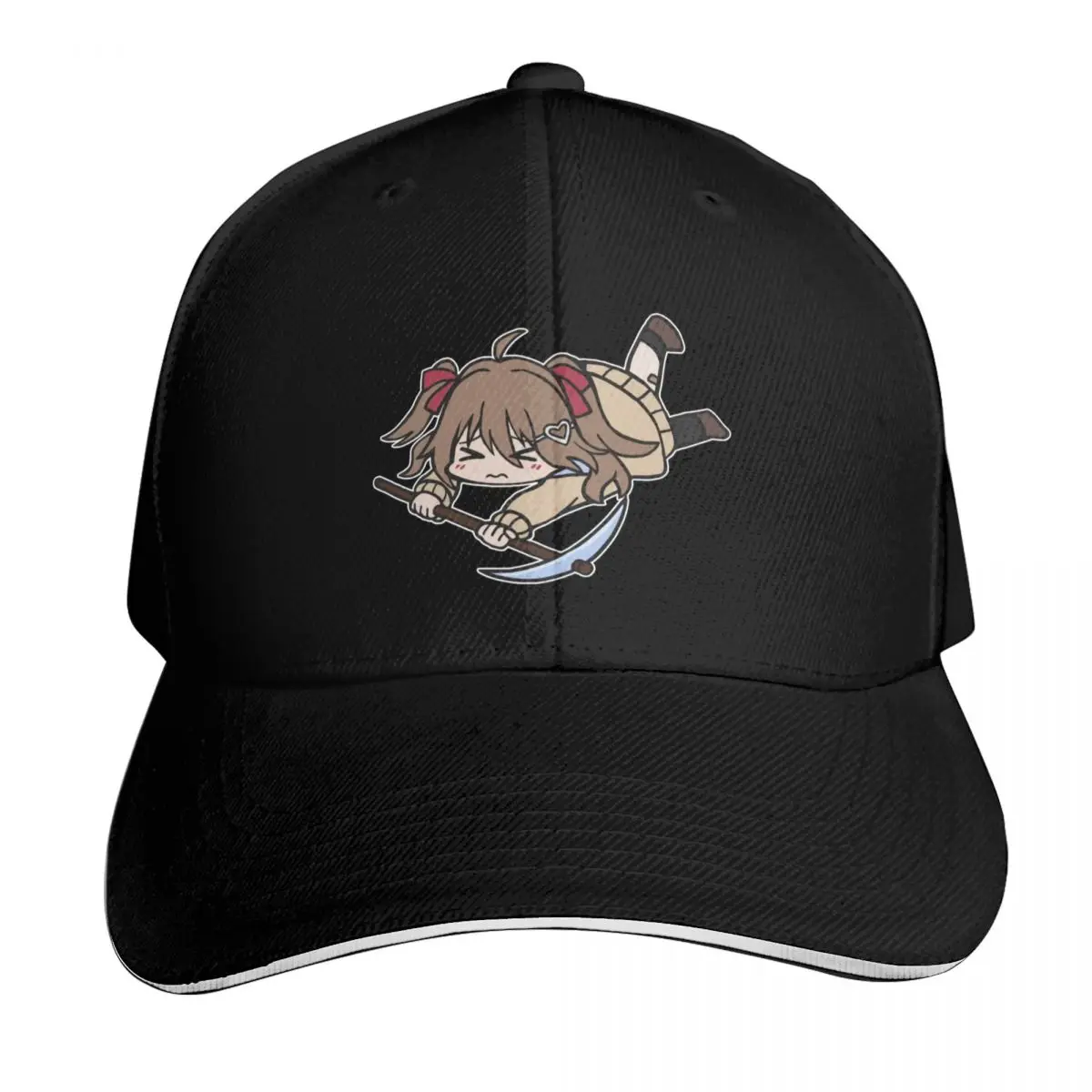 Neuro Sama Merch Neuro Sama Pixel Baseball Cap Quick Dry Performance Cotton Twill Breathable Contrast Two Tone Brim