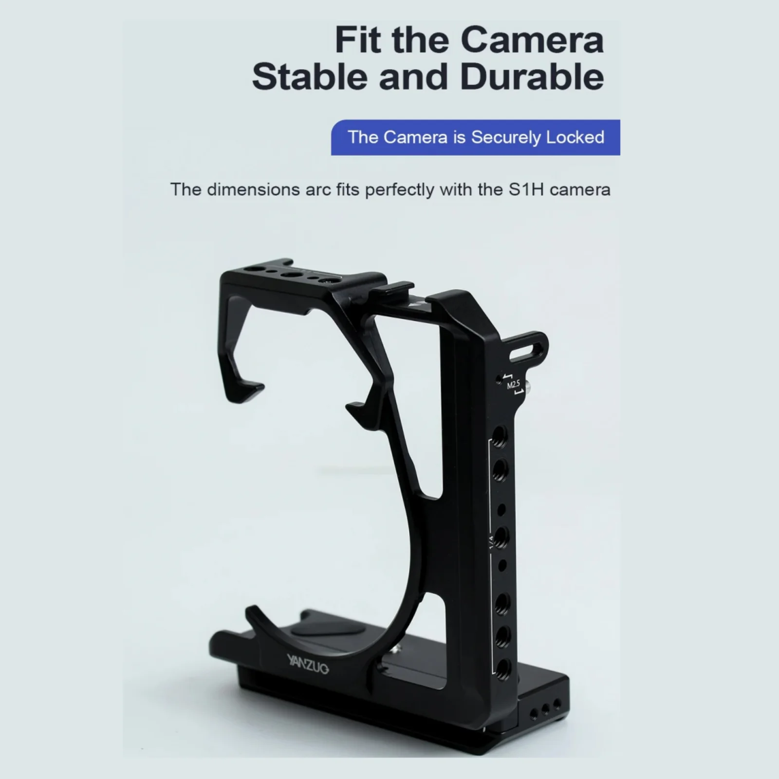 YANZUO Camera Cage Aluminium alloy Cage for Panasonic LUMIX S1H Camera