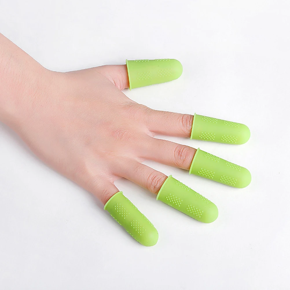 

15 Pcs Anti-scalding Silicone Finger Cover Craft Protectors Cots Insulated Thumb