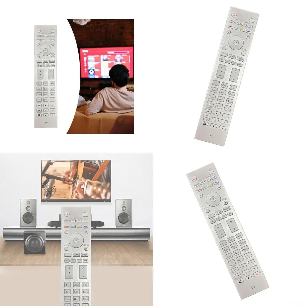 B03F Multiple Model Remote Control Plastic Texture User Friendly Layout Coverage for Home Entertainment TX-655EZR1000