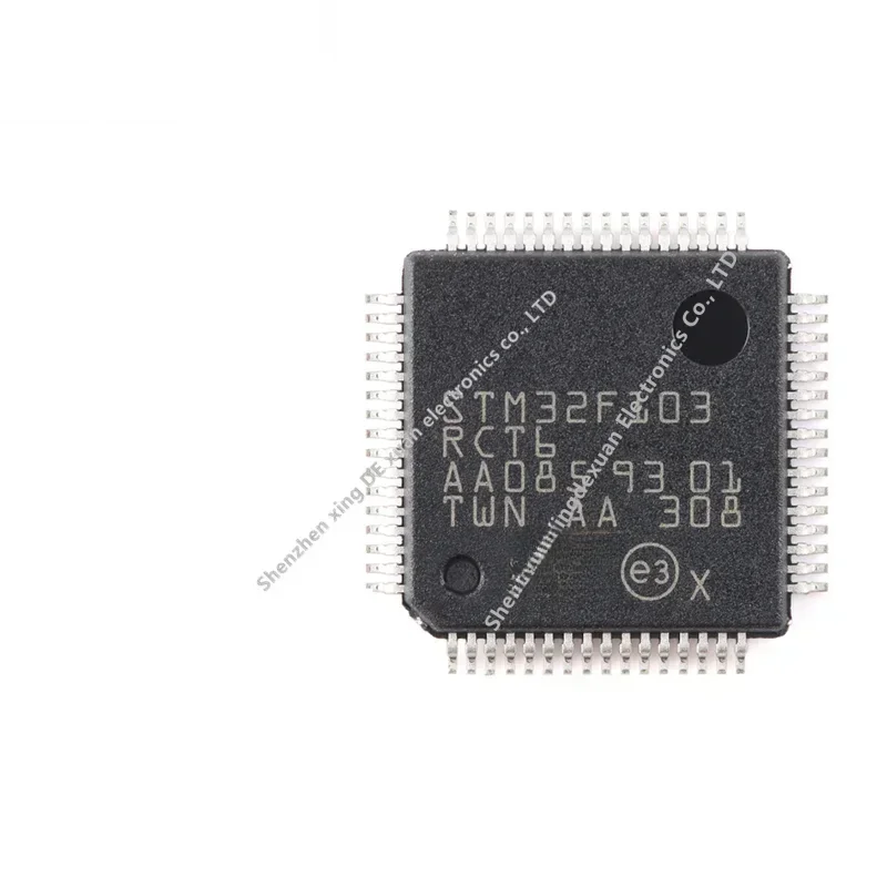 Original STM32F103RCT6 LQFP-64 ARM Cortex-M3 microcontrolador de 32 bits MCU Design de Circuito Integrado