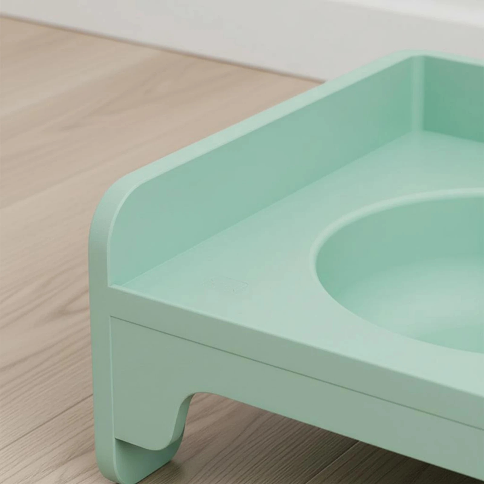 Ceramic Pet Bowl with Stand Anti-Spill Elevated Cat Bowl Raised Cat Food Dish Connectable Design Raised Pet Feeding Station