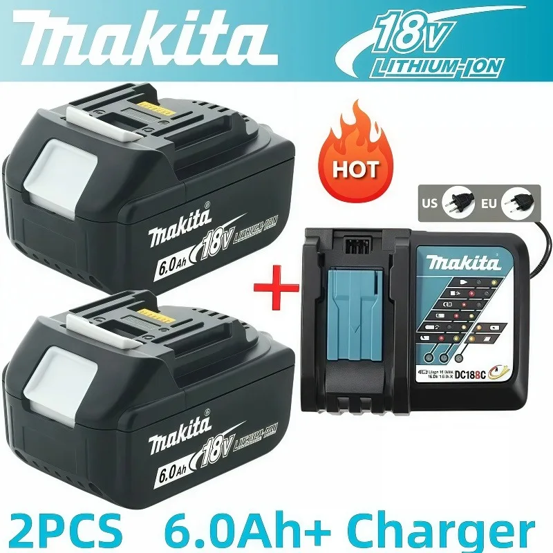 

Original 18v Makita Battery 6Ah Rechargeable High Quality Lithium-ion Battery for Makita Cordless Power Tools