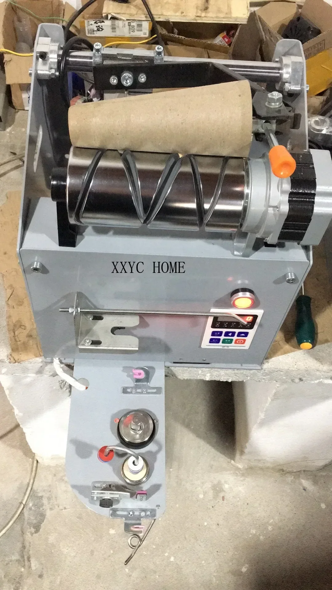 yarn filter winding machine, twisting yarn machine 1 head, stretch yarn bobbin winding machine soft cone winding machine