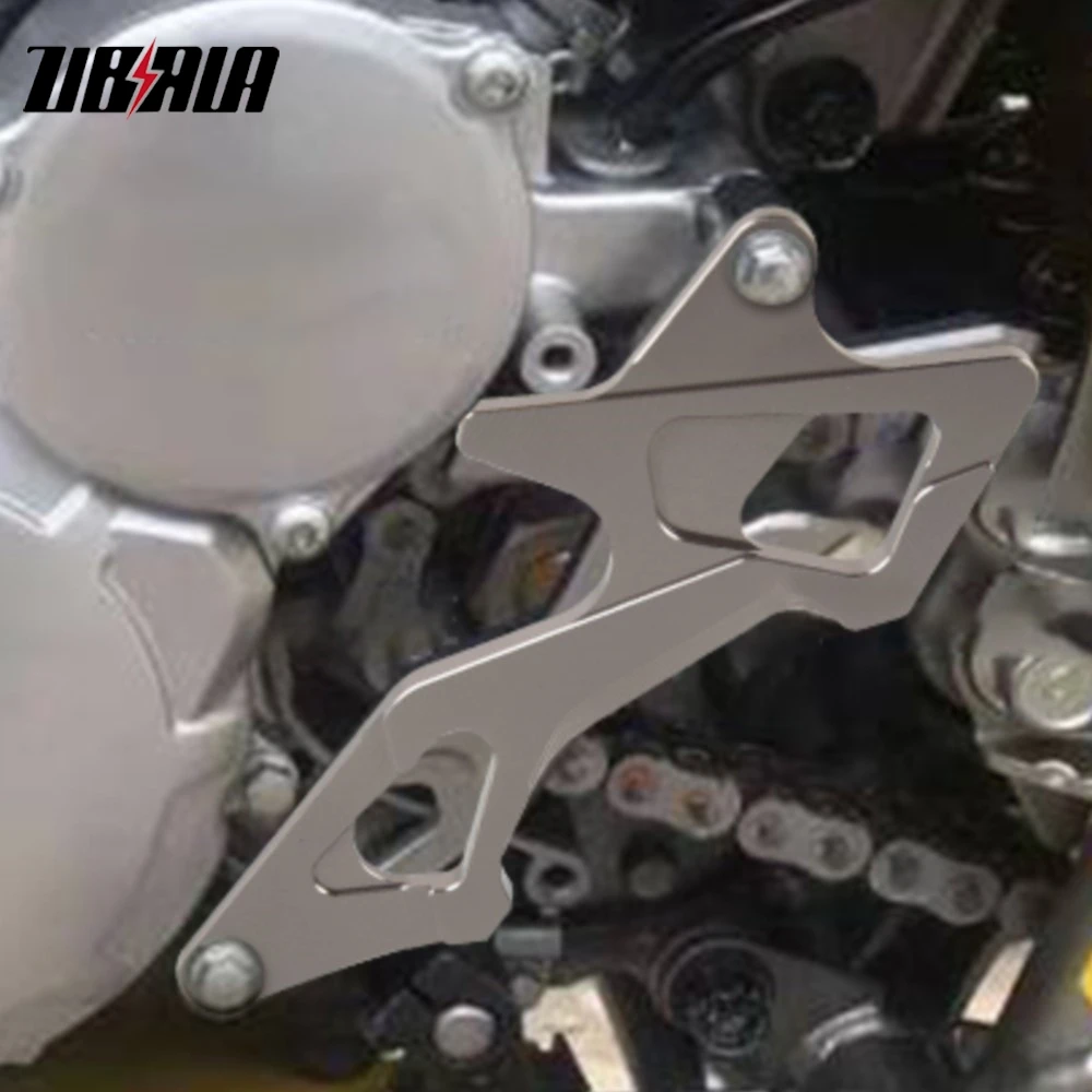 Motorcycle Front Sprocket Cover Chain Protector Guard For YAMAHA RAPTOR 125/250/350 YFZ450/R/X 2004-2021 Sprocket Chain Cover