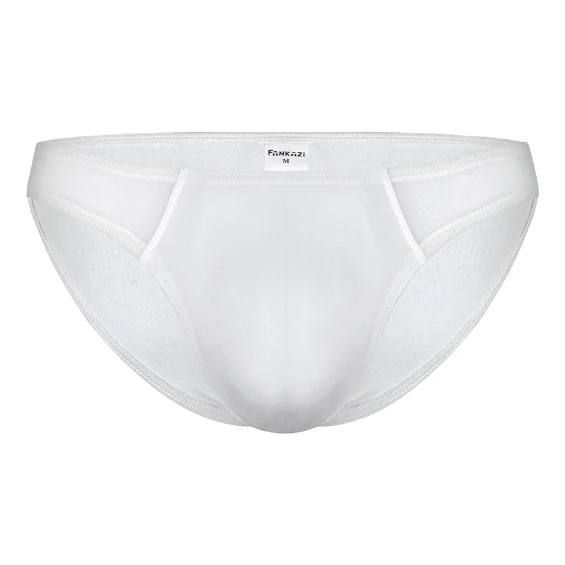 Japanese Mesh Mens Briefs Young Peoples Thin Buttocks and Low Waist Underwear.