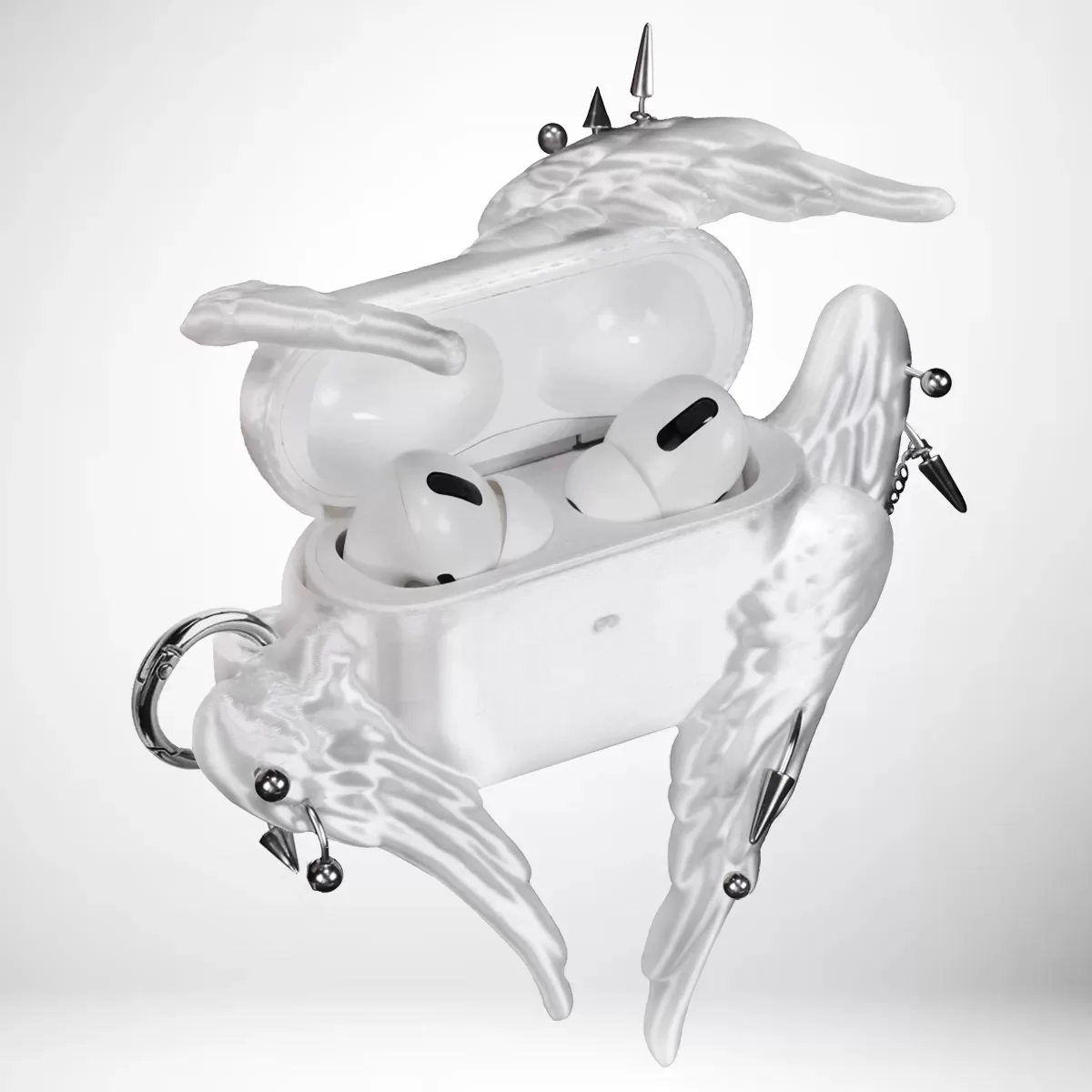 six-winged-angel-3d-printed-punk-rivet-headphones-soft-case-custom-made-for-airpods