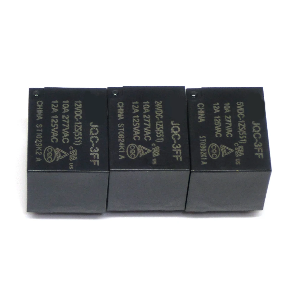 5 قطعة تتابع HF3FF-JQC-3FF- 5VDC-1ZS 12VDC-1ZS 24VDC-1ZS(551) DIP5 1HS 4PIN 5V 12V 24V DC